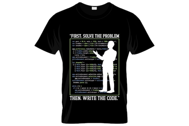 Diseño de camiseta de desarrollador de software o diseño de póster SD o diseño de camiseta de desarrollador de software, dicen las citas