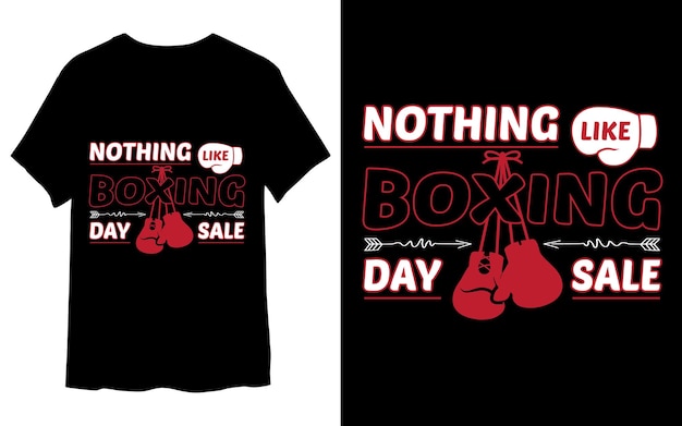 Diseño de camiseta del día del boxeo.