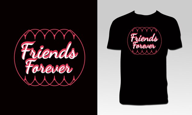 Diseño de camiseta del Día Internacional de la Amistad