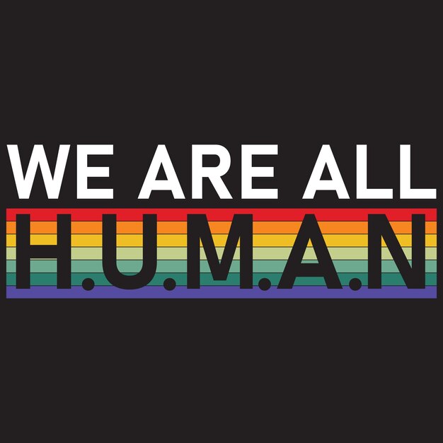 Diseño de camiseta del Día Internacional de los Derechos Humanos.