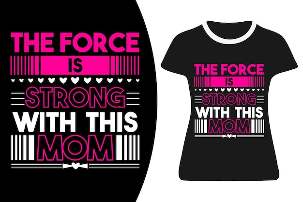 Diseño de camiseta del día de la madre diseño de camiseta amante de la madre