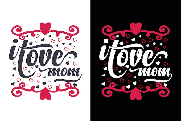 Diseño de camiseta del día de la madre Madres felices