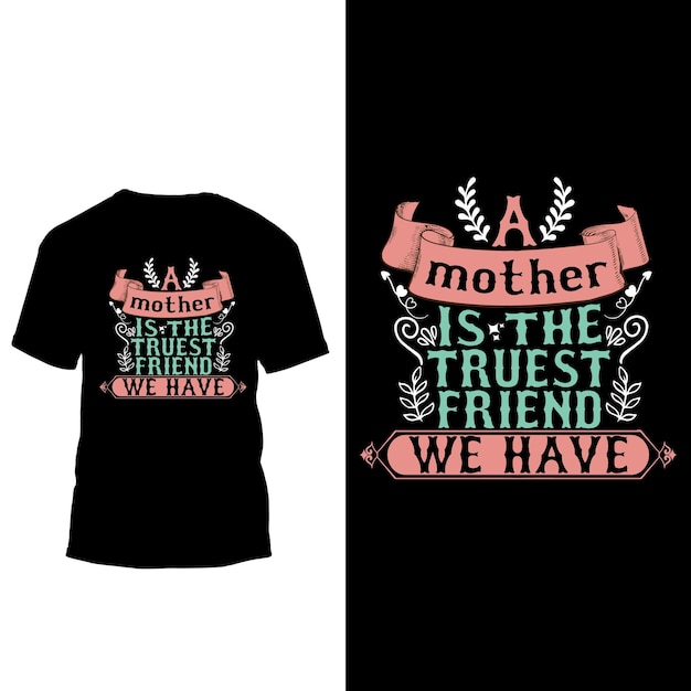 Diseño de camiseta del día de la madre.