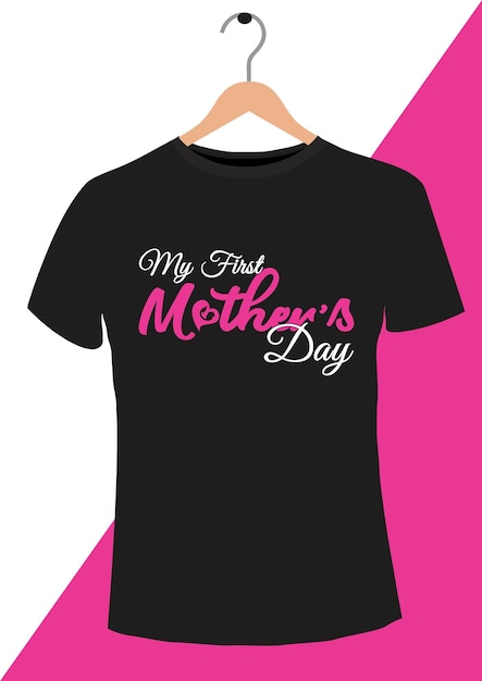 Vector diseño de camiseta para el día de la madre