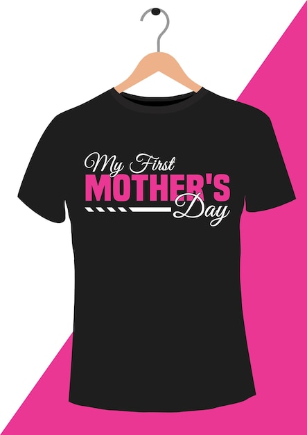 Vector diseño de camiseta para el día de la madre