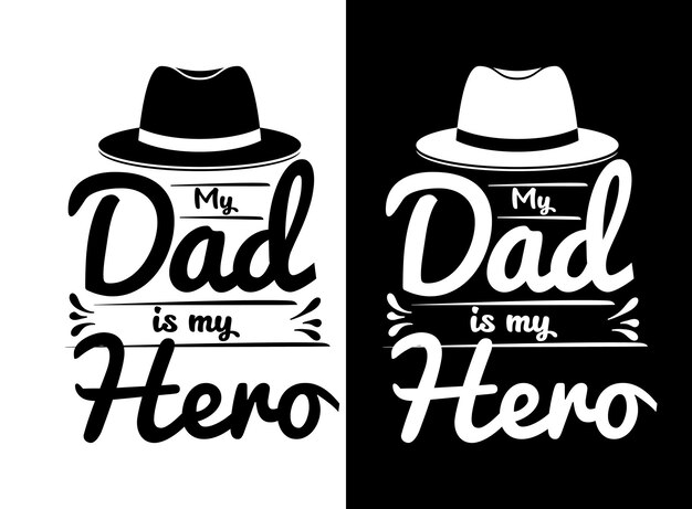 Diseño de camiseta del día del padre Diseño de camiseta de papá Vector Camiseta de tipografía de papá Papá tsh decorativo