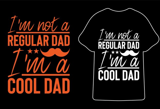Vector diseño de camiseta para el día del padre diseño de la camiseta de la tipografía del día del padre regalo para el día de los padres
