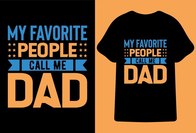 Diseño de camiseta para el día del padre Diseño de la camiseta de la tipografía del día del padre Regalo para el día de los padres