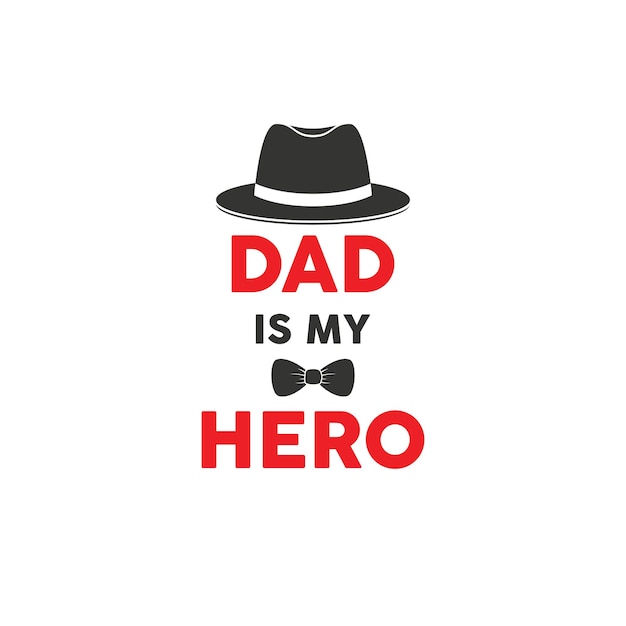 Diseño de camiseta del día del padre vectorial