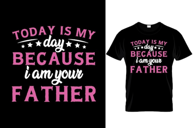 Diseño de camiseta del día del padre