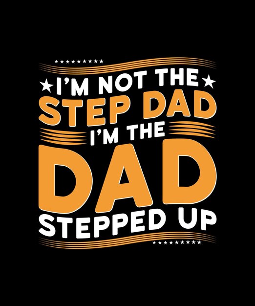 Diseño de camiseta del día del padre