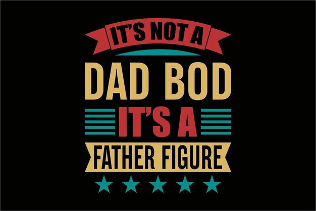 Diseño de camiseta del día del padre