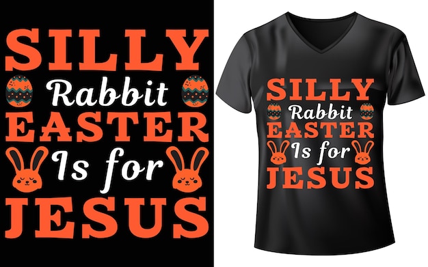 Diseño de camiseta del día de pascua