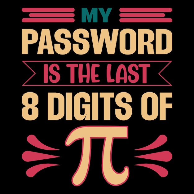 Diseño de la camiseta del día de Pi
