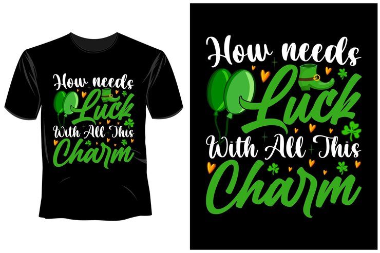 Diseño de la camiseta del día de San Patricio