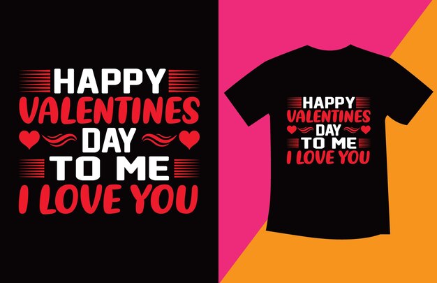 Diseño de camiseta para el día de San Valentín
