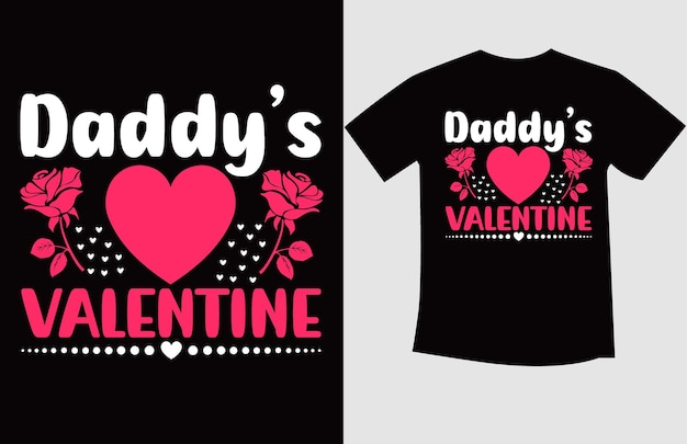 Diseño de camiseta para el día de San Valentín