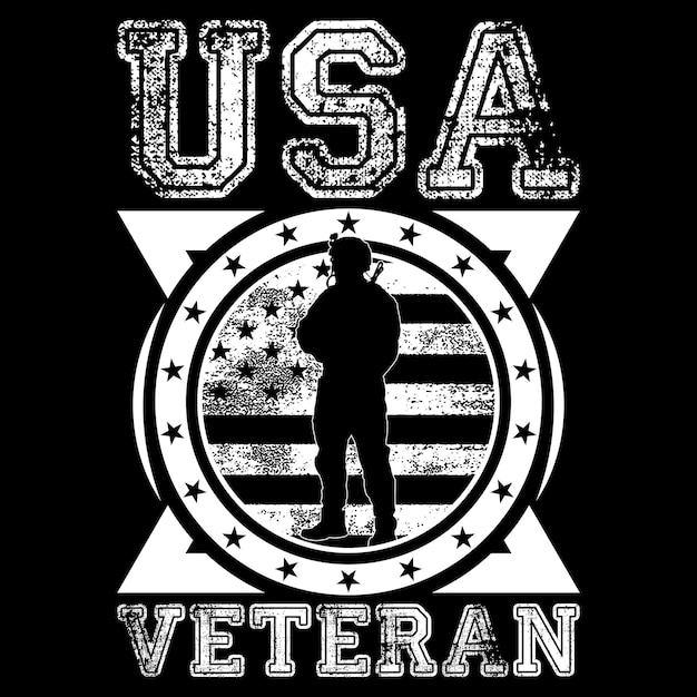 el diseño de la camiseta del día del veterano de los estados unidos el diseño de las camisetas de los veteranos militares