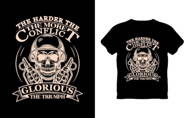 diseño de camiseta del día del veterano