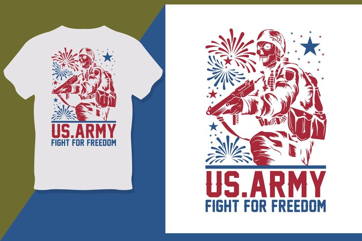 Diseño de camiseta del día de los veteranos