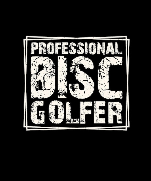 Diseño de camiseta de disco de golf