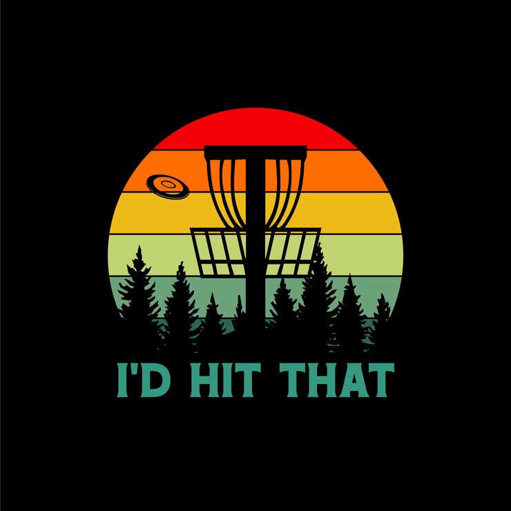 Diseño de camiseta de disco de golf
