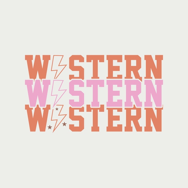 Diseño de camiseta de diseño SVG occidental