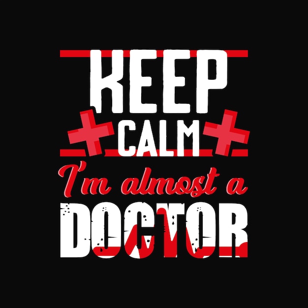 Diseño de camiseta de doctor