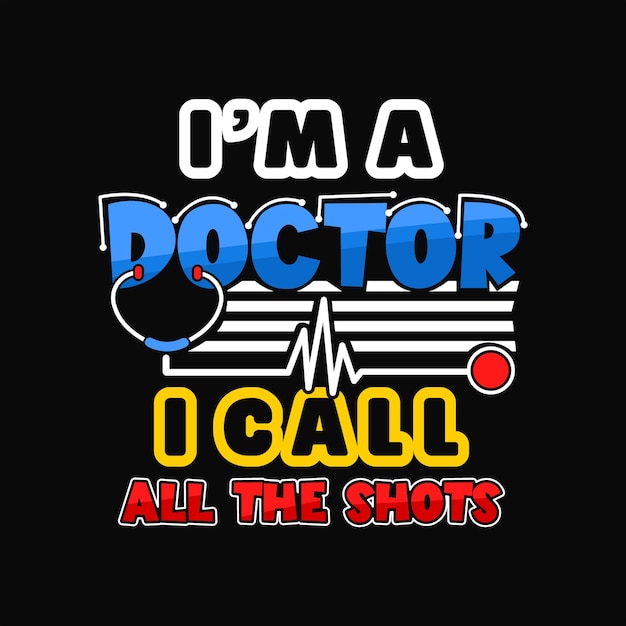 Diseño de camiseta de doctor