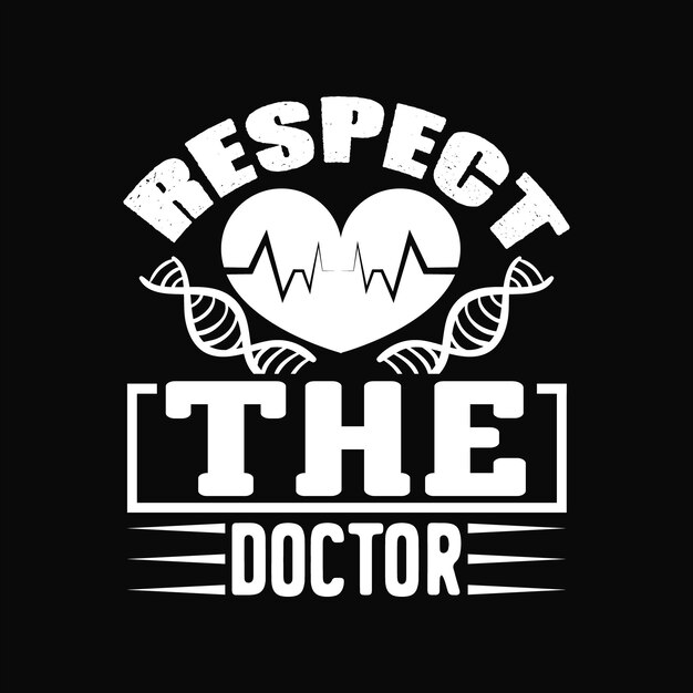 Diseño de camiseta de doctor