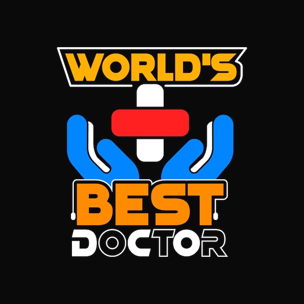 Diseño de camiseta de doctor