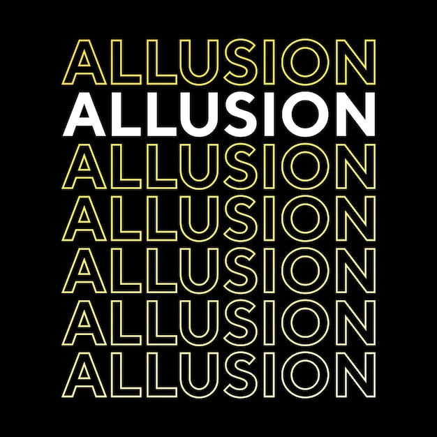 Diseño de camiseta de efecto de texto colorido de palabra relacionada con libro de alusión para imprimir
