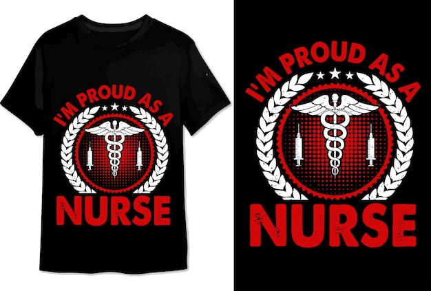 Diseño de camiseta de enfermera madre enfermera
