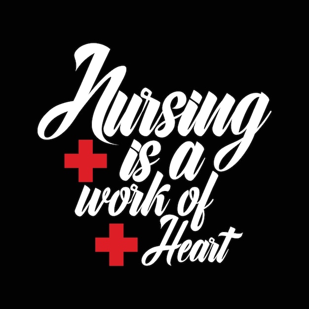 diseño de camiseta de enfermera