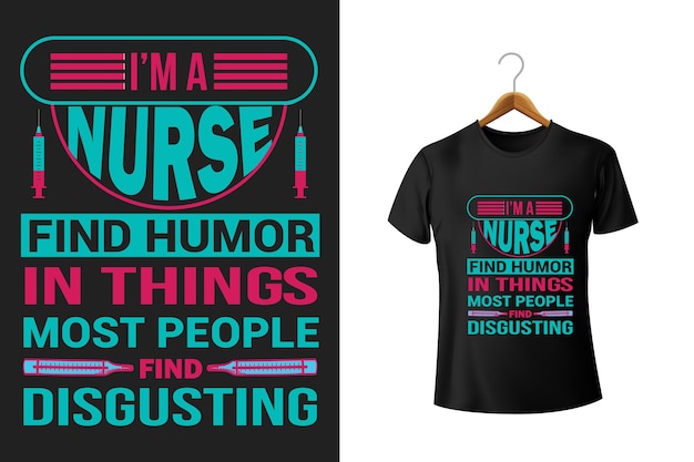 Diseño de camiseta de enfermería para la mejor plantilla de camiseta de enfermera