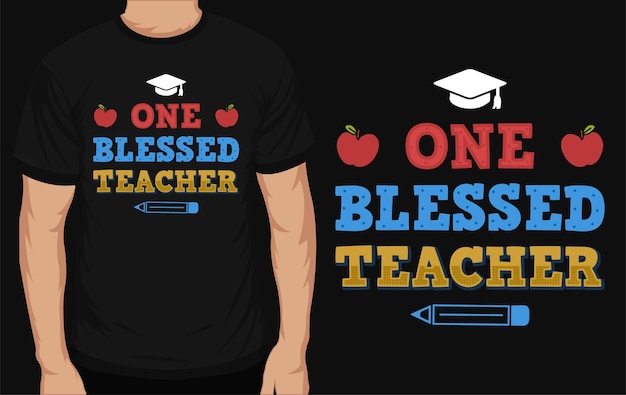 Diseño de camiseta de enseñanza o lectura de libros.