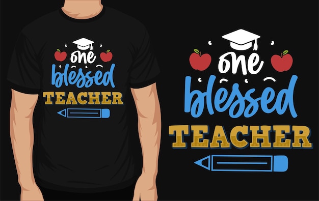 Diseño de camiseta de enseñanza o lectura de libros.