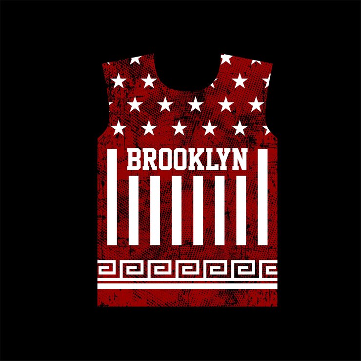 Vector diseño de camiseta estilo streetwear de brooklyn