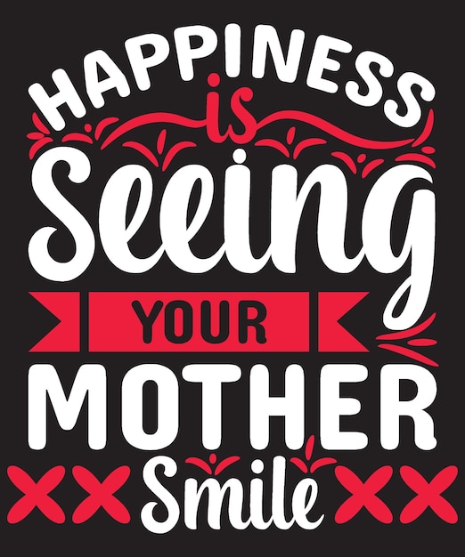 Diseño de camiseta feliz día de la madre