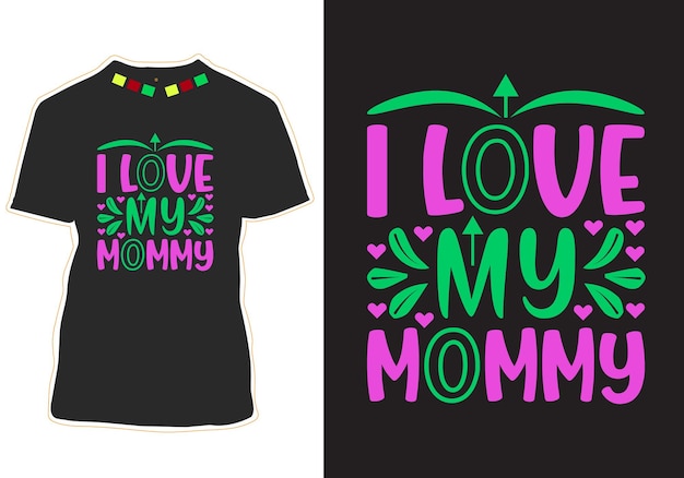 Vector diseño de camiseta feliz día de la madre