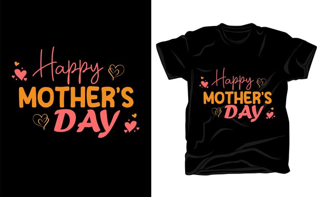 diseño de camiseta feliz día de la madre