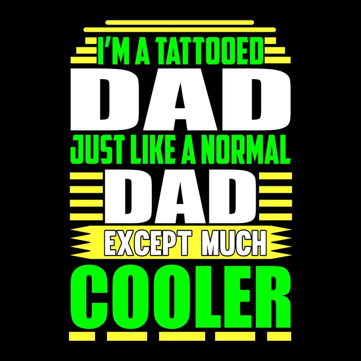 Diseño de camiseta feliz día del padre