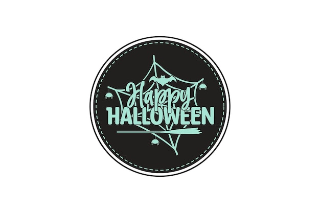 Diseño de camiseta feliz Halloween