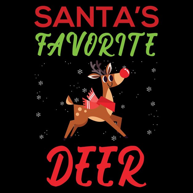 Vector diseño de camiseta feliz navidad 2022