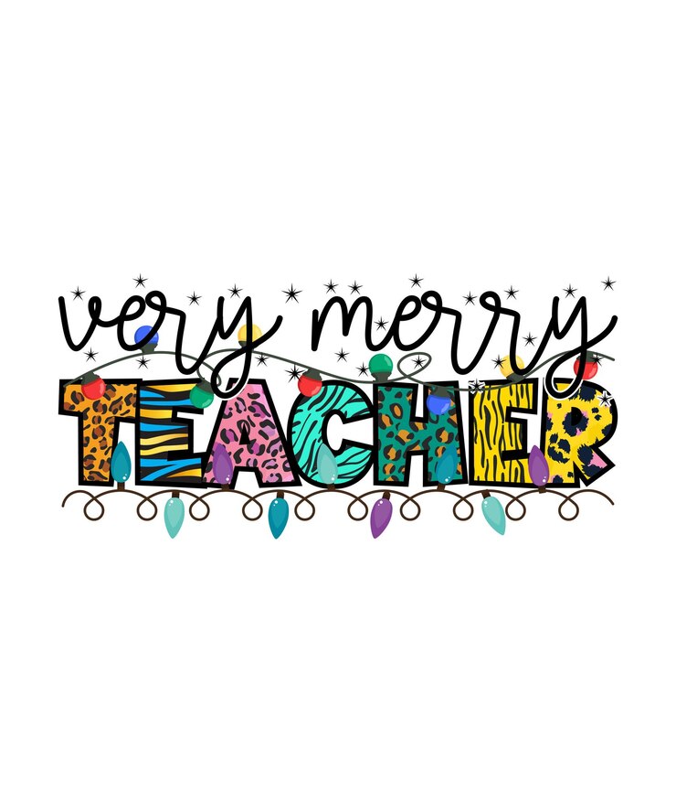 Vector diseño de camiseta de feliz navidad profesor muy feliz