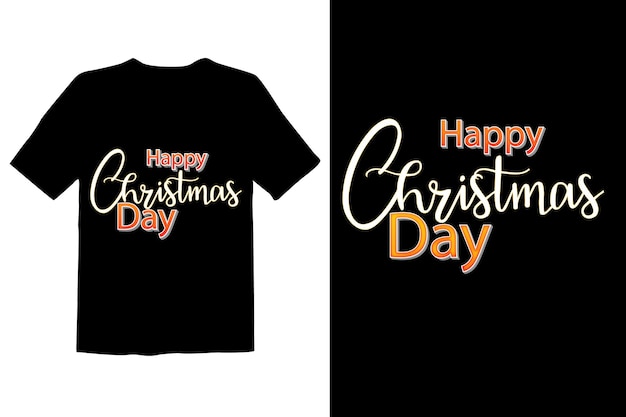 Diseño de camiseta feliz navidad.