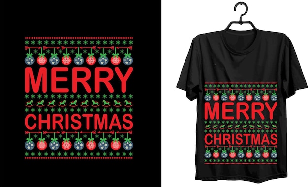 Diseño de camiseta de feliz navidad