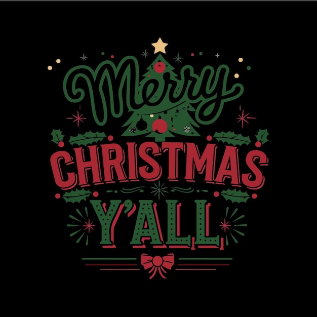 Diseño de camiseta de feliz navidad