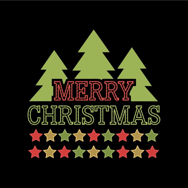 Diseño de camiseta de feliz navidad