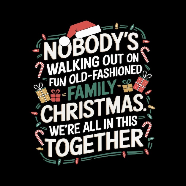 Diseño de camiseta de feliz navidad